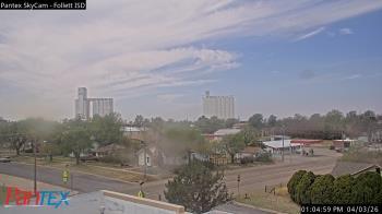 Weather camera view of Follett ISD.