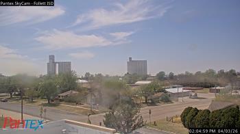 Weather camera view of Follett ISD.