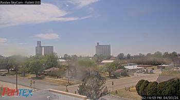 Weather camera view of Follett ISD.
