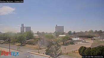 Weather camera view of Follett ISD.