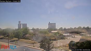Weather camera view of Follett ISD.