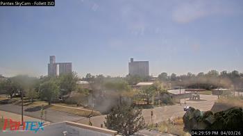 Weather camera view of Follett ISD.