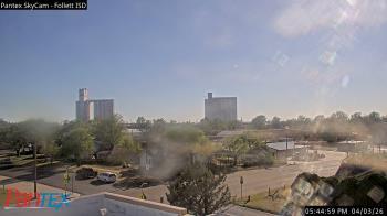 Weather camera view of Follett ISD.