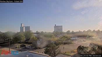 Weather camera view of Follett ISD.