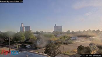Weather camera view of Follett ISD.