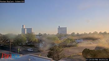 Weather camera view of Follett ISD.