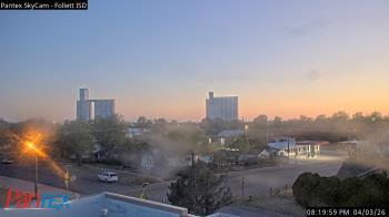 Weather camera view of Follett ISD.