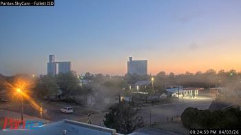 Weather camera view of Follett ISD.