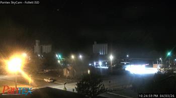 Weather camera view of Follett ISD.