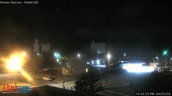 Weather camera view of Follett ISD.