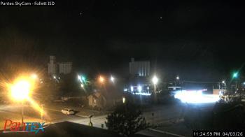 Weather camera view of Follett ISD.