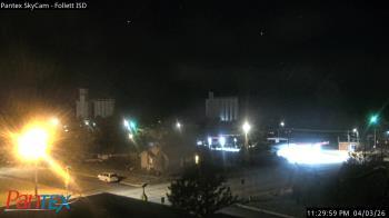 Weather camera view of Follett ISD.
