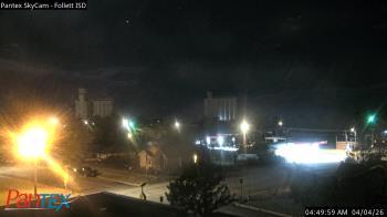Weather camera view of Follett ISD.