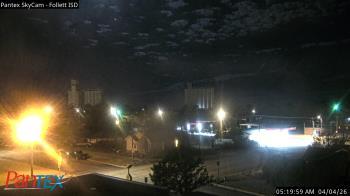 Weather camera view of Follett ISD.