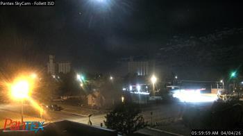 Weather camera view of Follett ISD.