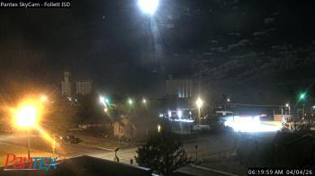 Weather camera view of Follett ISD.