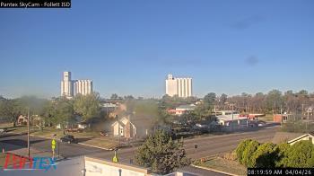 Weather camera view of Follett ISD.
