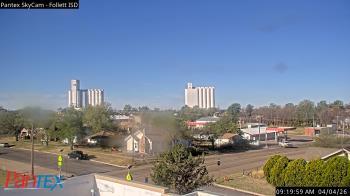 Weather camera view of Follett ISD.