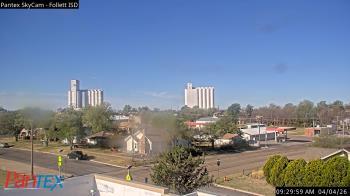 Weather camera view of Follett ISD.