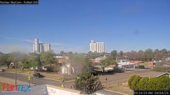 Weather camera view of Follett ISD.