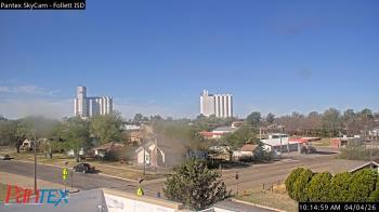 Weather camera view of Follett ISD.