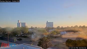 Weather camera view of Follett ISD.