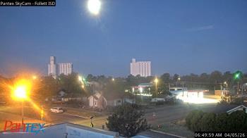 Weather camera view of Follett ISD.