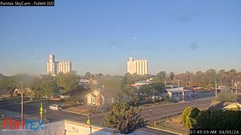 Weather camera view of Follett ISD.