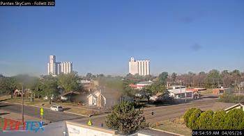 Weather camera view of Follett ISD.