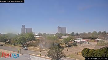 Weather camera view of Follett ISD.
