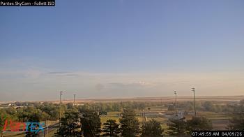 Weather camera view of Follett ISD.