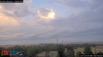Weather camera view of Follett ISD.