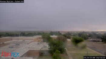 Weather camera view of Follett ISD.