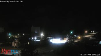 Weather camera view of Follett ISD.