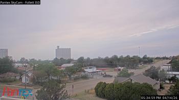 Weather camera view of Follett ISD.