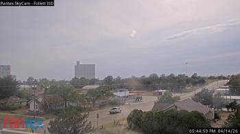 Weather camera view of Follett ISD.