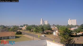 Weather camera view of Follett ISD.