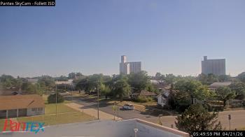 Weather camera view of Follett ISD.