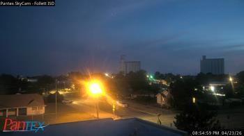 Weather camera view of Follett ISD.