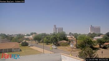 Weather camera view of Follett ISD.