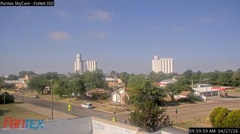Weather camera view of Follett ISD.