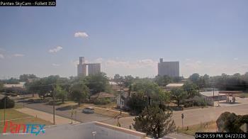 Weather camera view of Follett ISD.