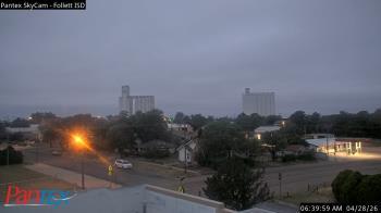 Weather camera view of Follett ISD.