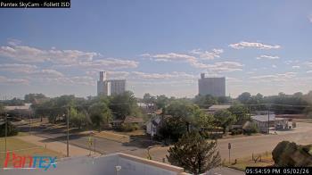 Weather camera view of Follett ISD.