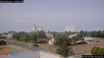 Weather camera view of Follett ISD.