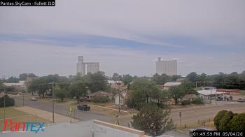 Weather camera view of Follett ISD.