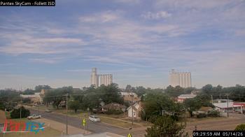 Weather camera view of Follett ISD.