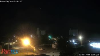 Weather camera view of Follett ISD.