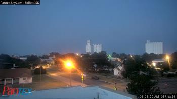 Weather camera view of Follett ISD.