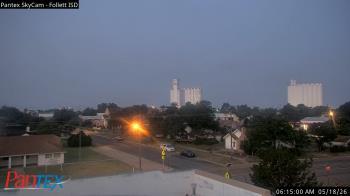 Weather camera view of Follett ISD.